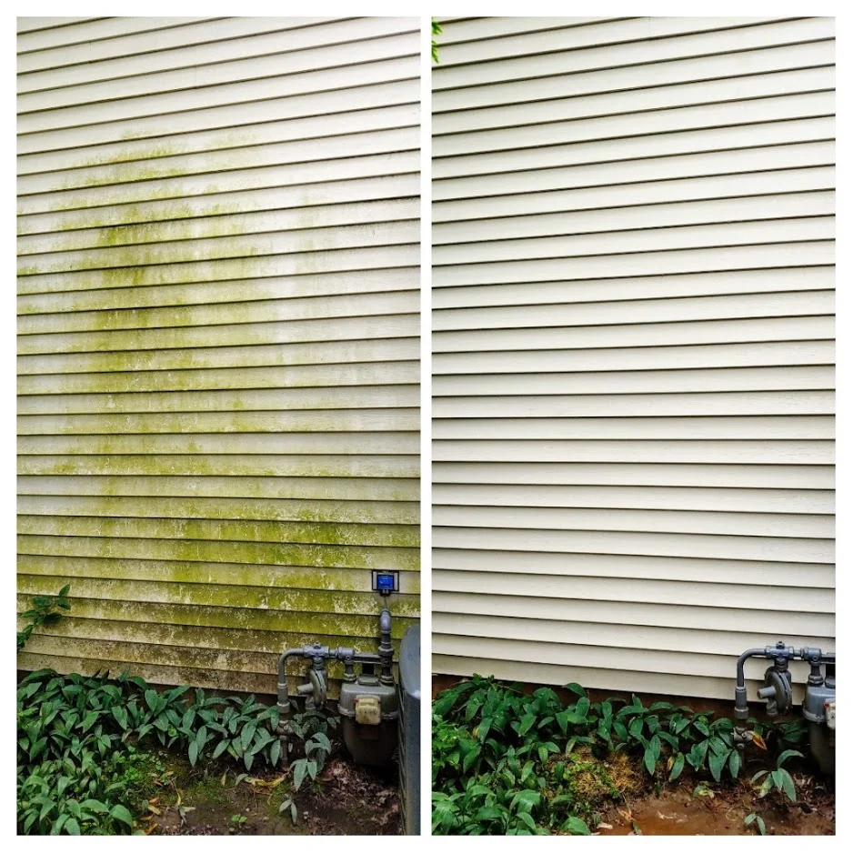 Home's Siding Power Washing