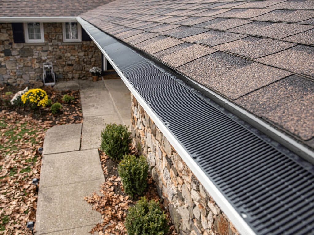 RainDrop Gutter Guard® Installation by Under Pressure Power Washing